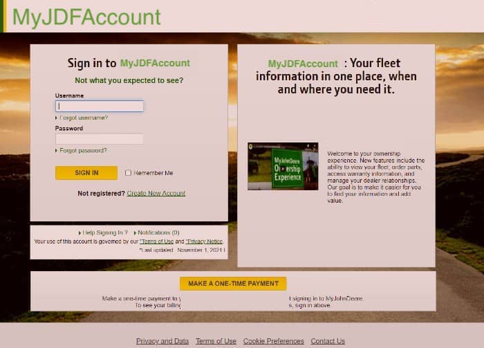 MyJDFAccount-Log in